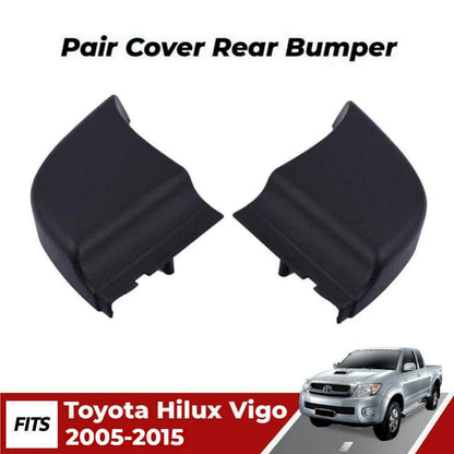 Rear Bumper Corner Plate Cap Pair Fits Toyota Hilux Vigo KUN SR5 UTE 2005-15 D06