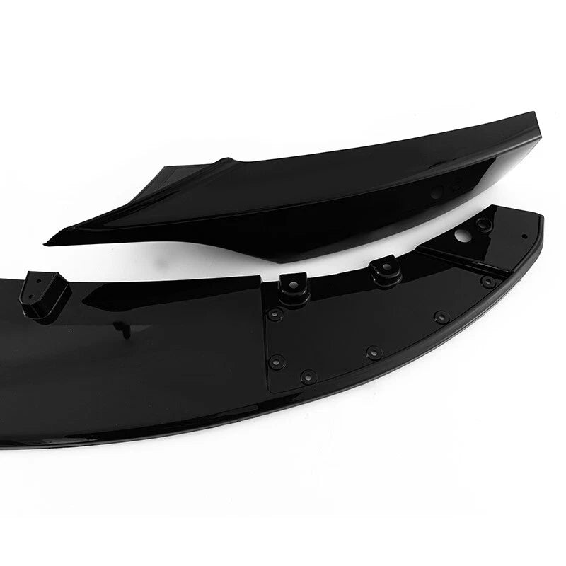 Front Spoiler Lip Bumper Splitter for 2014-2019 BMW F34 335i 328i Glossy Black