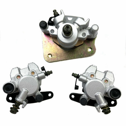 Front & Rear Brake Calipers set for Yamaha Kodiak 400 YFM400 4x4 (2000–2002)