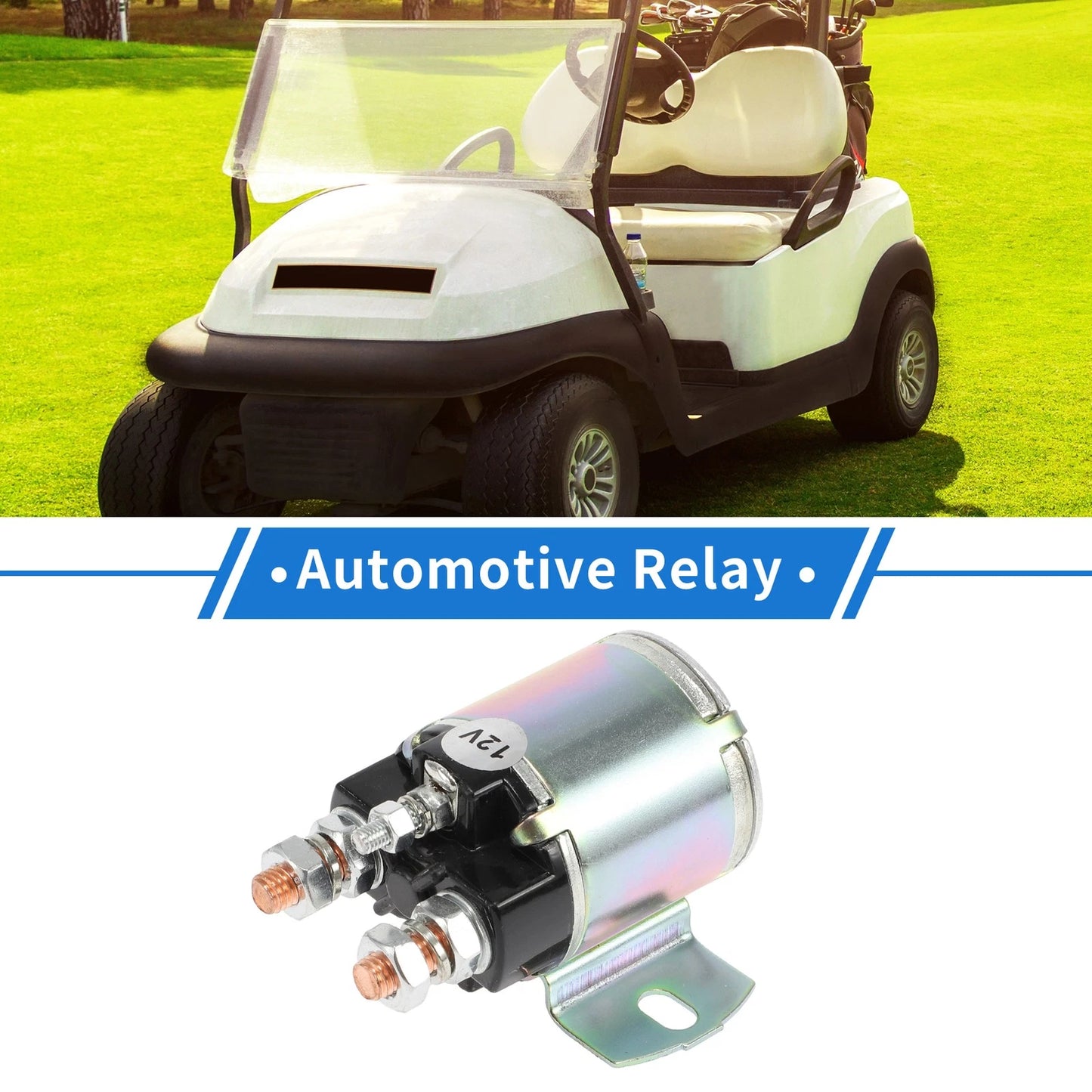 Gas Golf Cart Starter Solenoid Relay / 12V 4-Terminal / Starter Solenoid Relay for Yamaha G2 G8 G9