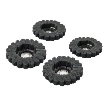 Nylon Fiber Flap Polishing Buffing Disc Wheel 100mm for Angle Grinder