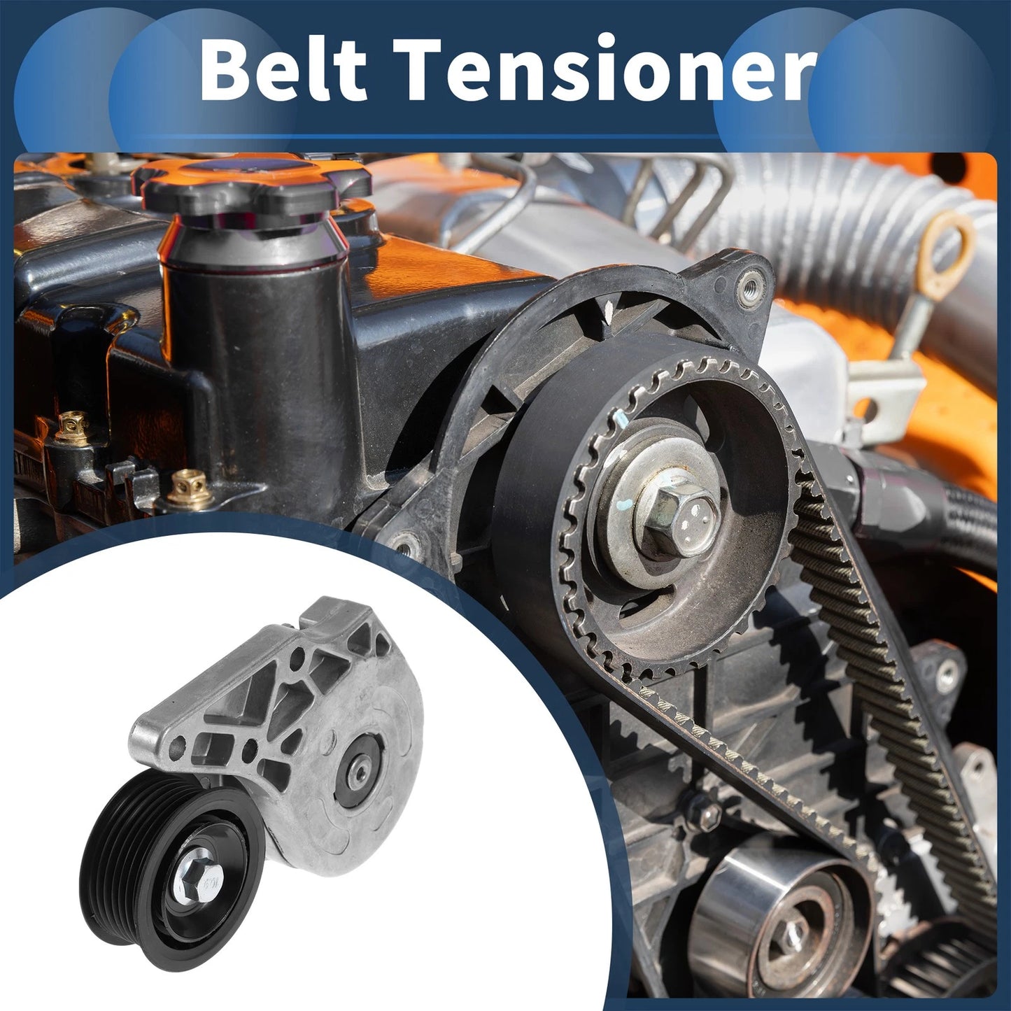 Belt Tensioner for Ford Galaxy (1995-2006) - Metal 1 Pc