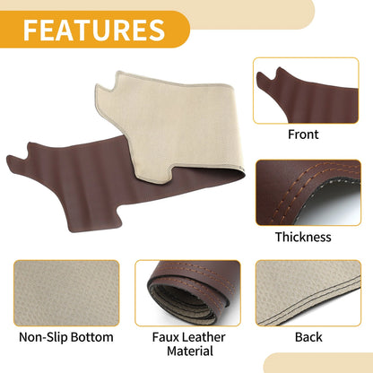 Dashboard Cover Mat for Toyota Prius (2023-2024) - Brown Anti-Slip Carpet