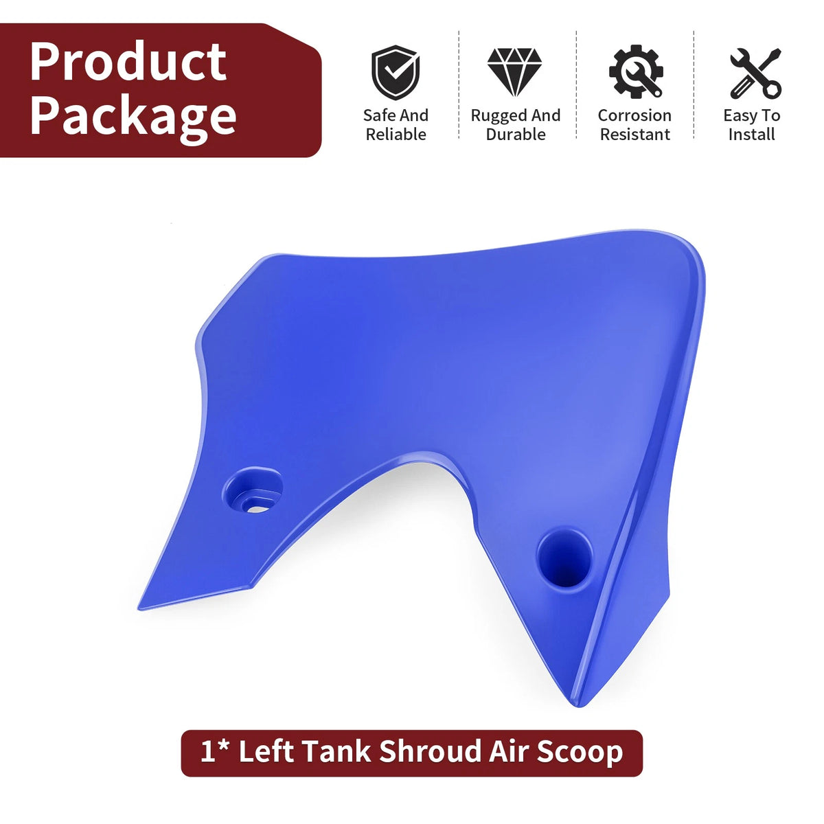Left Tank Shroud Air Scoop for Yamaha TTR90/TT-R90 (2000-2007)
