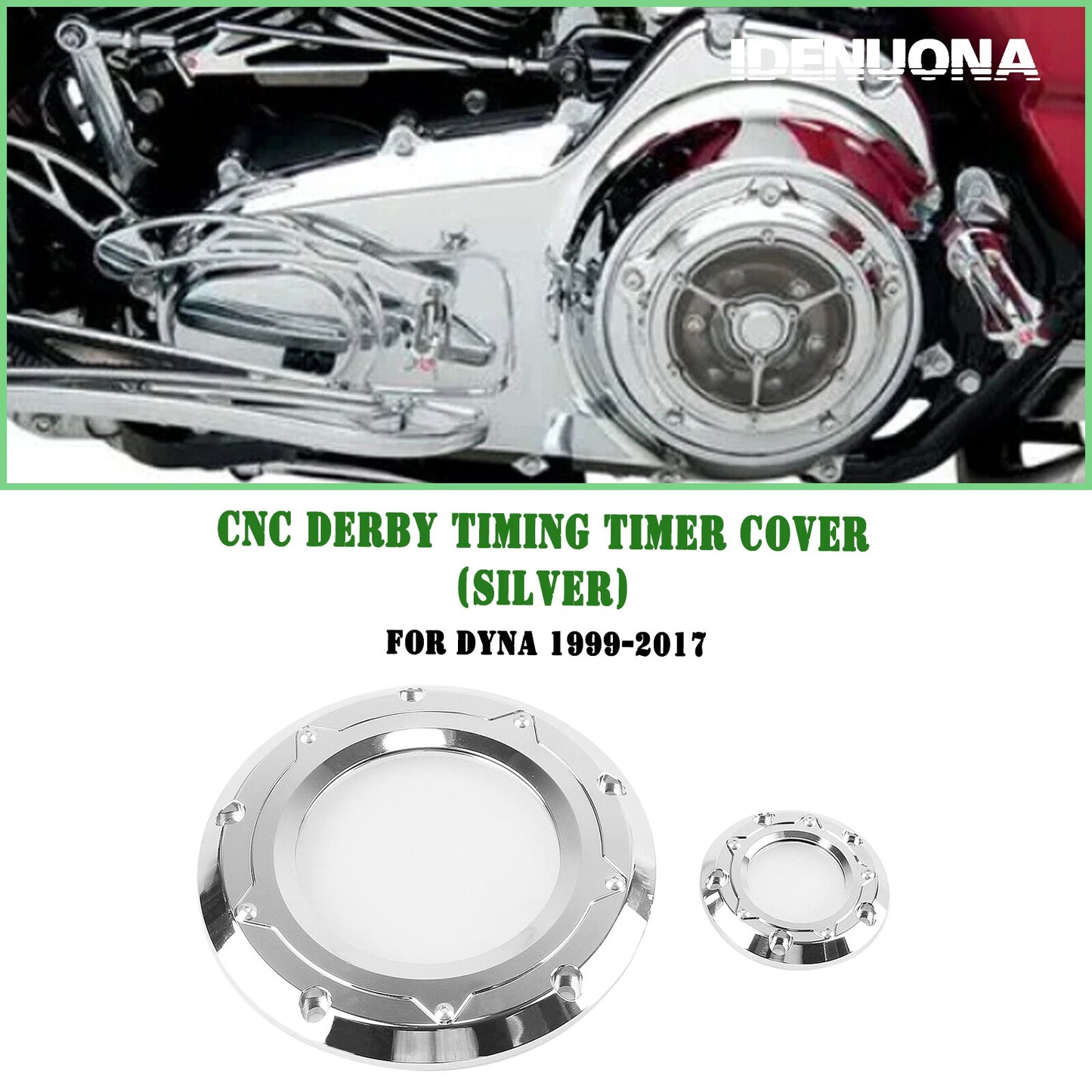 Aluminum Derby Cover for Harley Dyna 1999-2017 (1999-2017)