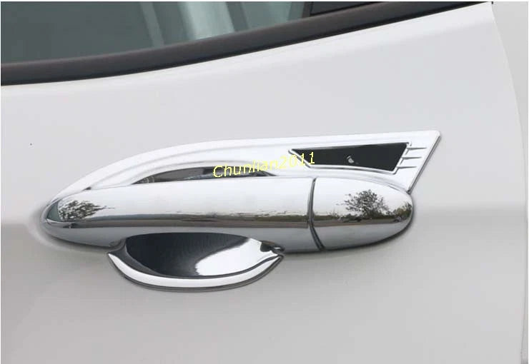Chrome Door Handle Cover Trim for Jeep Compass (2017-2021)