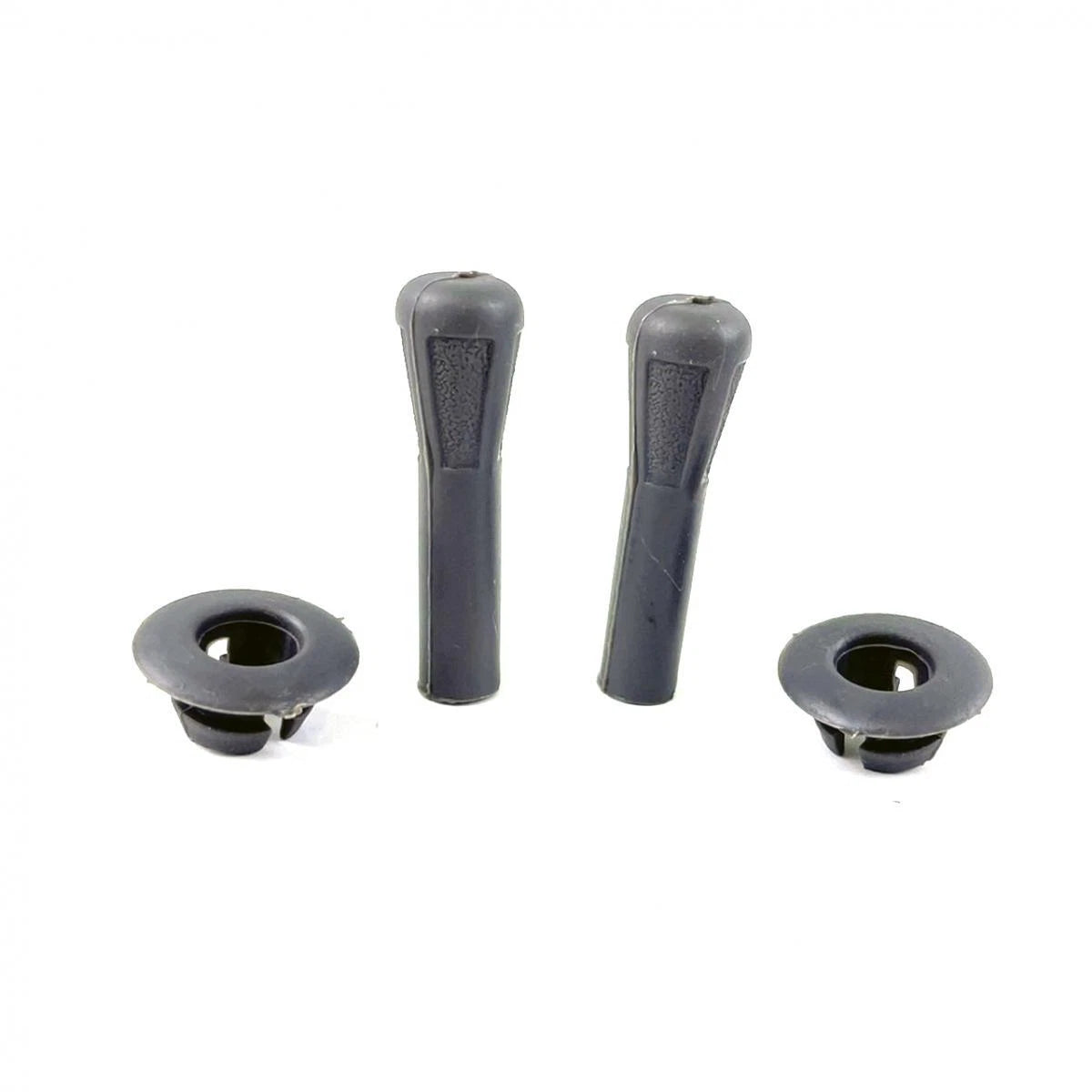 Door Lock Knob Gray Pair Fits Nissan Big-M Navara D21 Pickup Truck 1986-97 D09