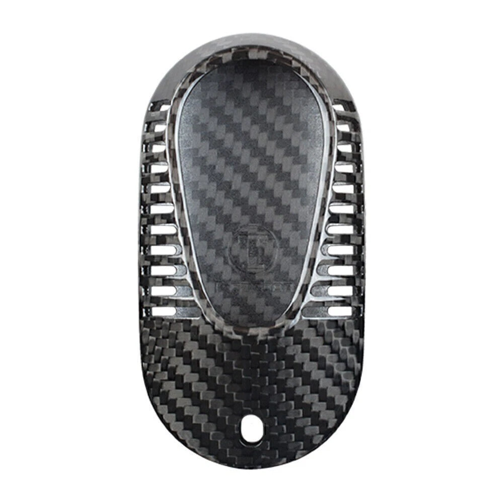 Black Carbon Fiber Key Fob Case for Mercedes Benz S Class S400 S350L S450L (2021)