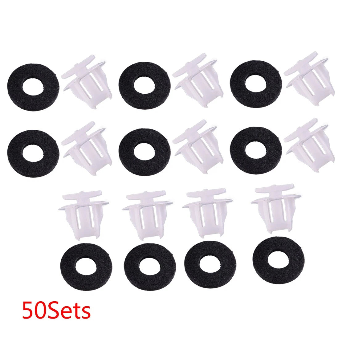 50 x Fender Clamp Wheel Arch Mounting Clips for Nissan