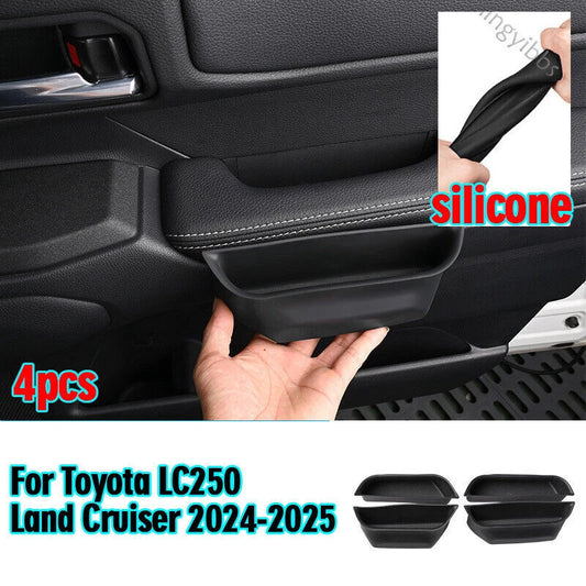 17pcs Silicone Door Pocket Storage Box for Toyota Land Cruiser LC250 (2024–2024)