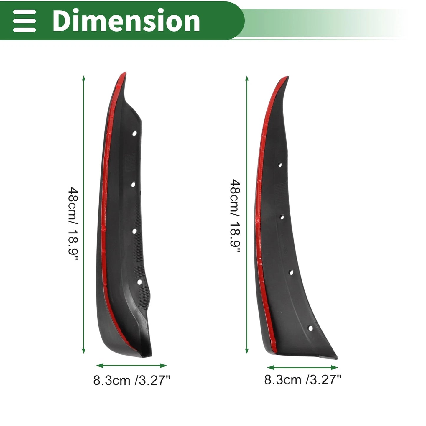 Mud Flaps Splash Guards for Chevrolet Corvette C6 (2005 - 2013)
