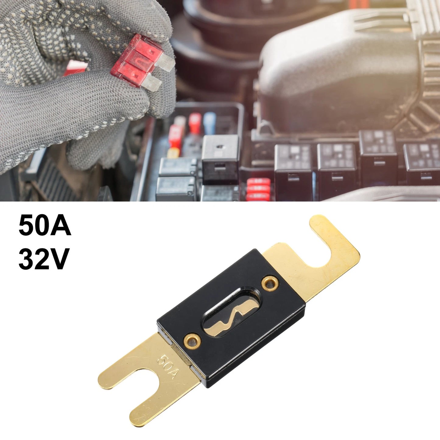 50A ANL Fuse for Car Truck Motorcycle Boat Audio CDs