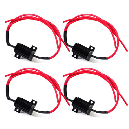 4 x 25W 6.8Ohm LED Turn Signal Light Resistor for Car