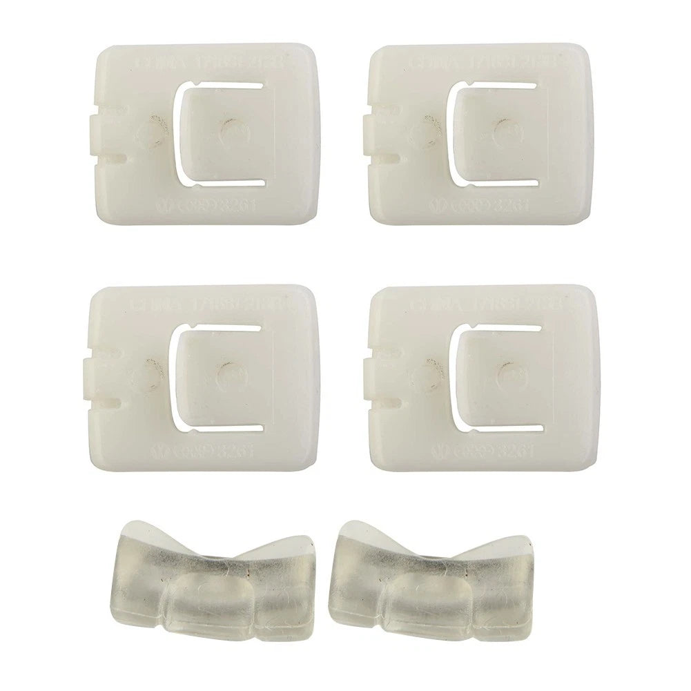 6 x Seat Rail Runner Slider Guide Clip Glide Piece for Replaces