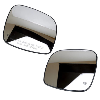 Heated Mirror Glasses (2) for CHRYSLER TOWN & COUNTRY, RAM C/V (2008-2016)