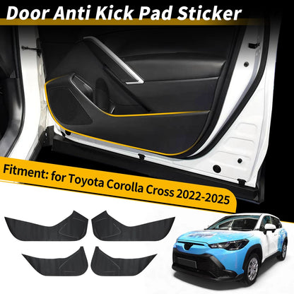 Door Kick Pad Sticker Protector for Toyota Corolla Cross (2022–2025)