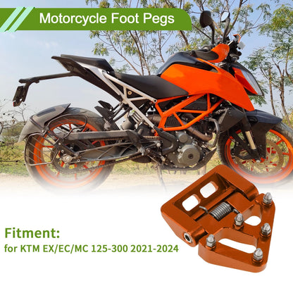 Foot Pegs 1 Pc 21-24 for KTM EX/EC/MC 125-300 (2021–2024)