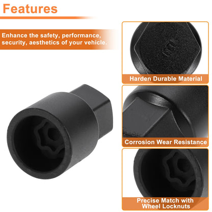 Wheel Lock Lug Nut Key Socket Tool for Toyota Lexus (2010-2023)