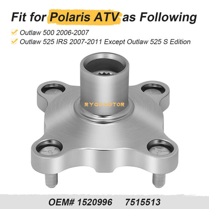 Rear Wheel Hub W/Studs for Polaris Outlaw 500 Outlaw 525 IRS (2006–2011)
