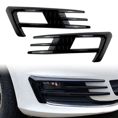 Black Fog Light Lamp Cover for Volkswagen Golf MK7 (2013-2016)