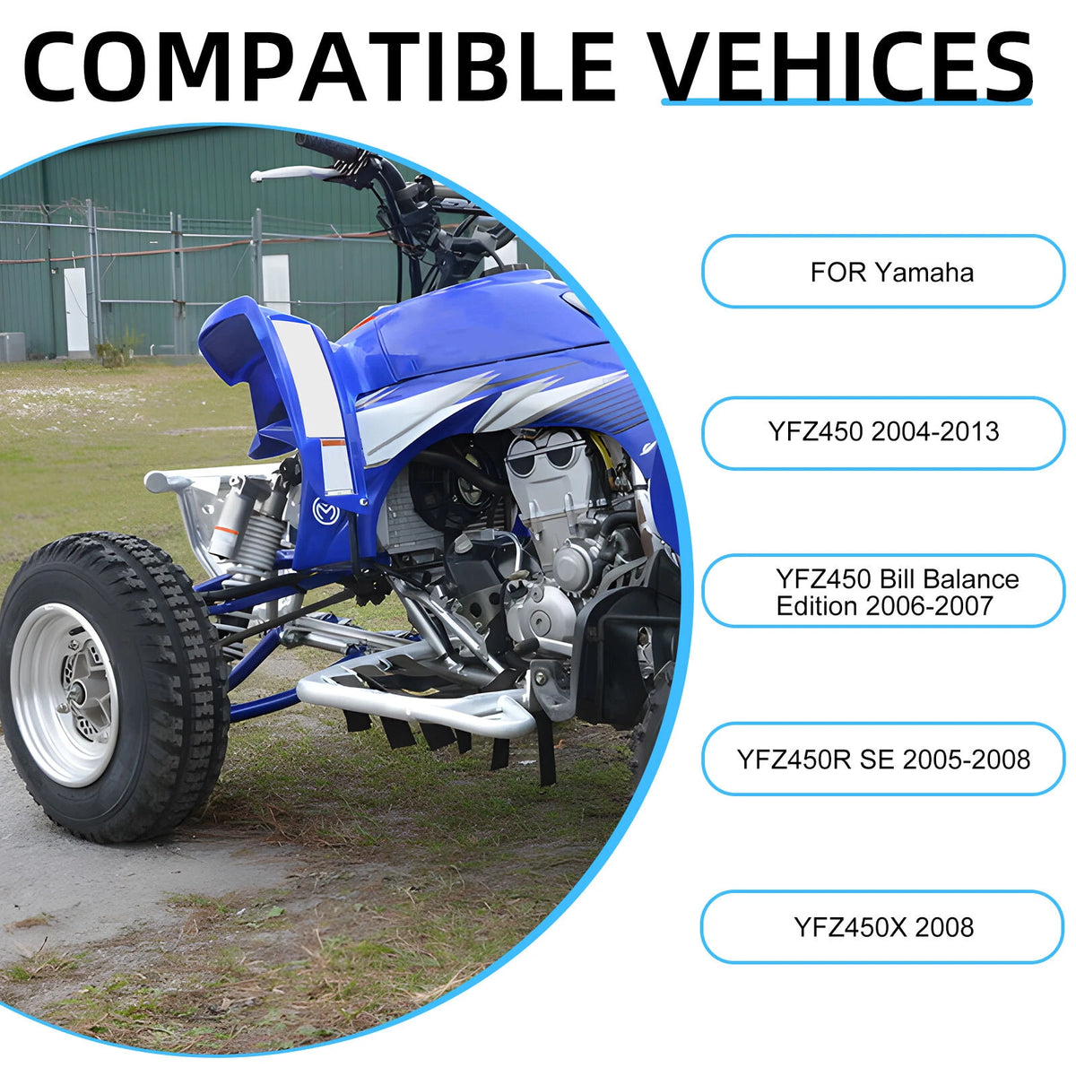 Air Box Lid Cover Cap W/ Hook Seal for Yamaha YFZ450X (2009–2010)