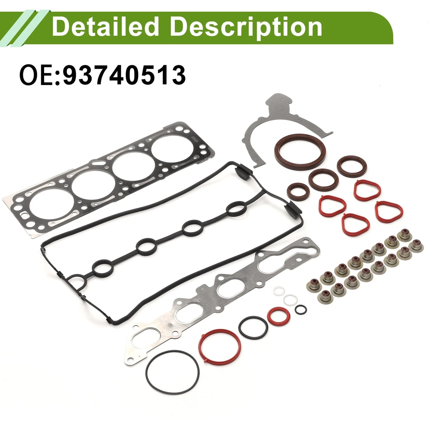 Cylinder Head Gasket Kit 1x for Chevrolet Aveo 1.6 DOHC
