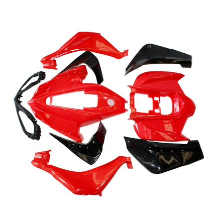 Red Plastics Fairing Fenders Cover for 110cc 125cc Sport Quad ATV