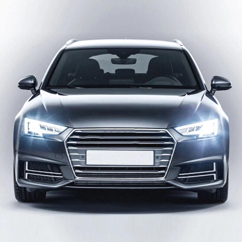 2 x Front Fog Light Covers for AUDI A4 B9 S-LINE (2016-2018) Bumper Grille
