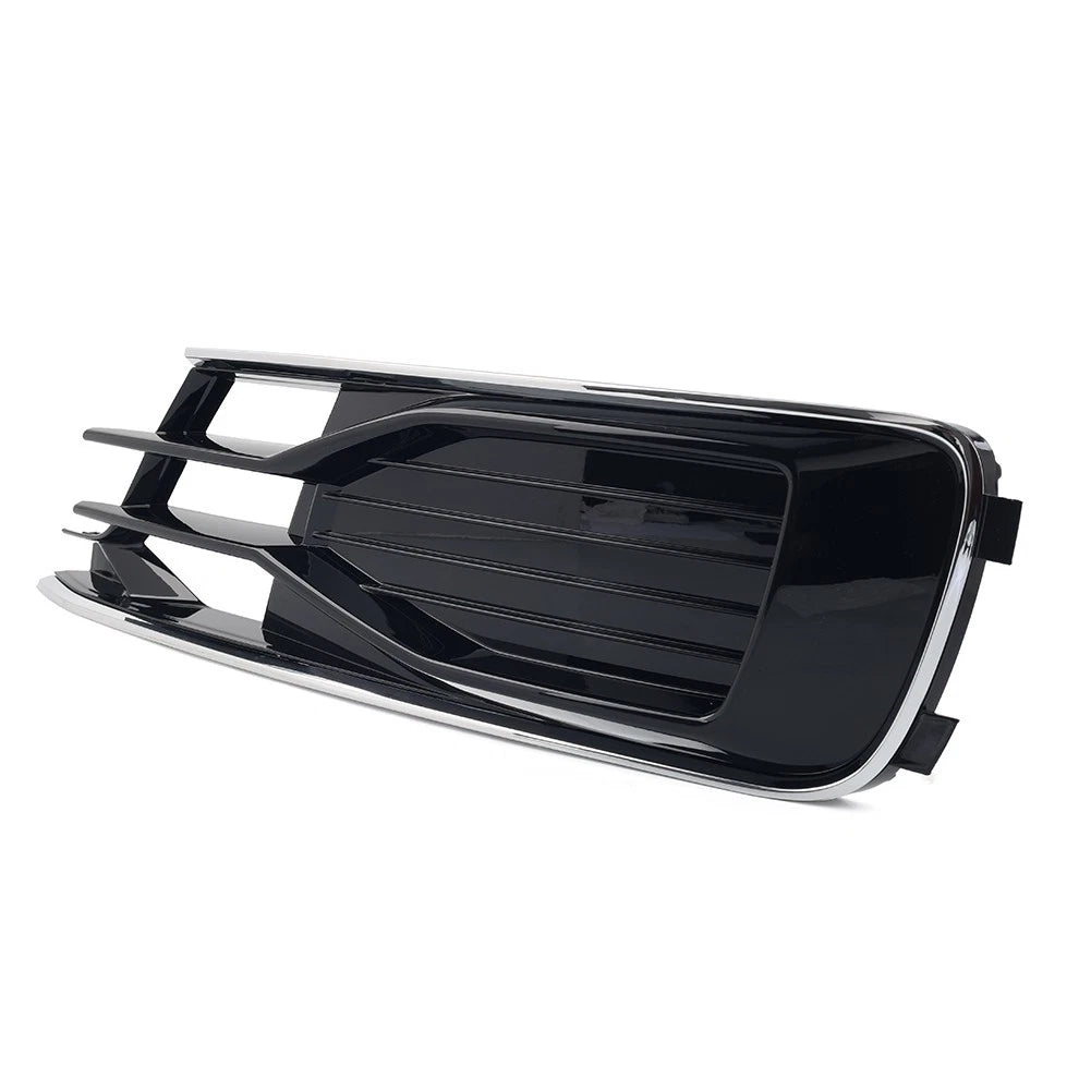 Front Fog Light Grill Cover Chrome Trim for Audi A6 C7 (2014-2018) 1 Pcs