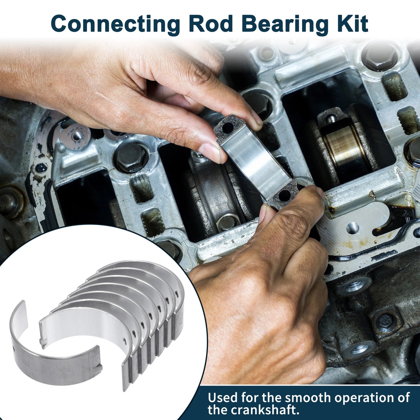 8 x Connecting Rod Bearings for Toyota Van