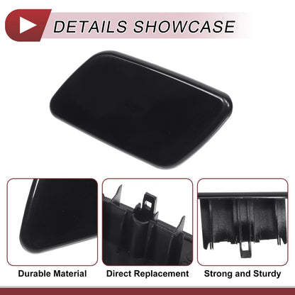 Front Left Washer Nozzle Cover for Subaru Forester (2018-2021) Black