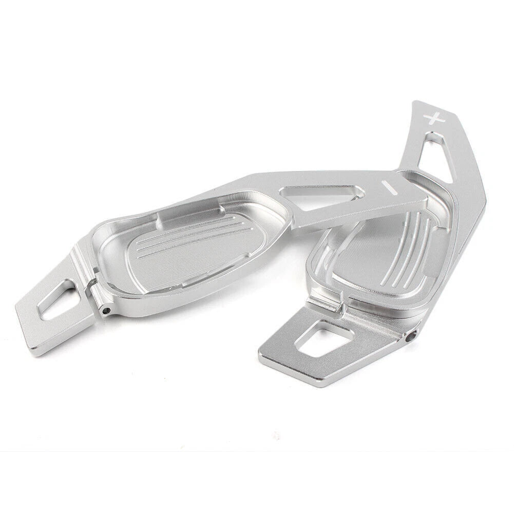 Aluminum Silver Shift Paddle Extensions for Audi A5/S5/SQ5 (2016)