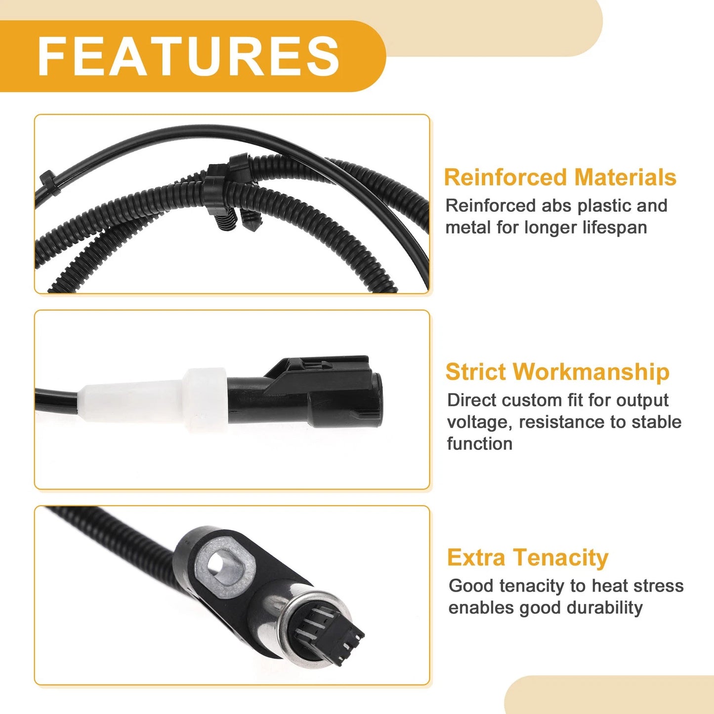 ABS Wheel Speed Sensor for Ford Crown Victoria (1998-2000)