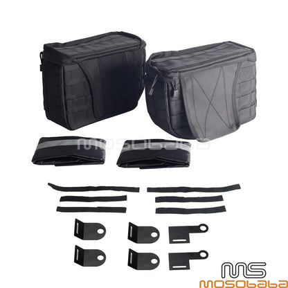 Saddlebags Luggage Bag Kit for Harley Softail Dyna Sportster