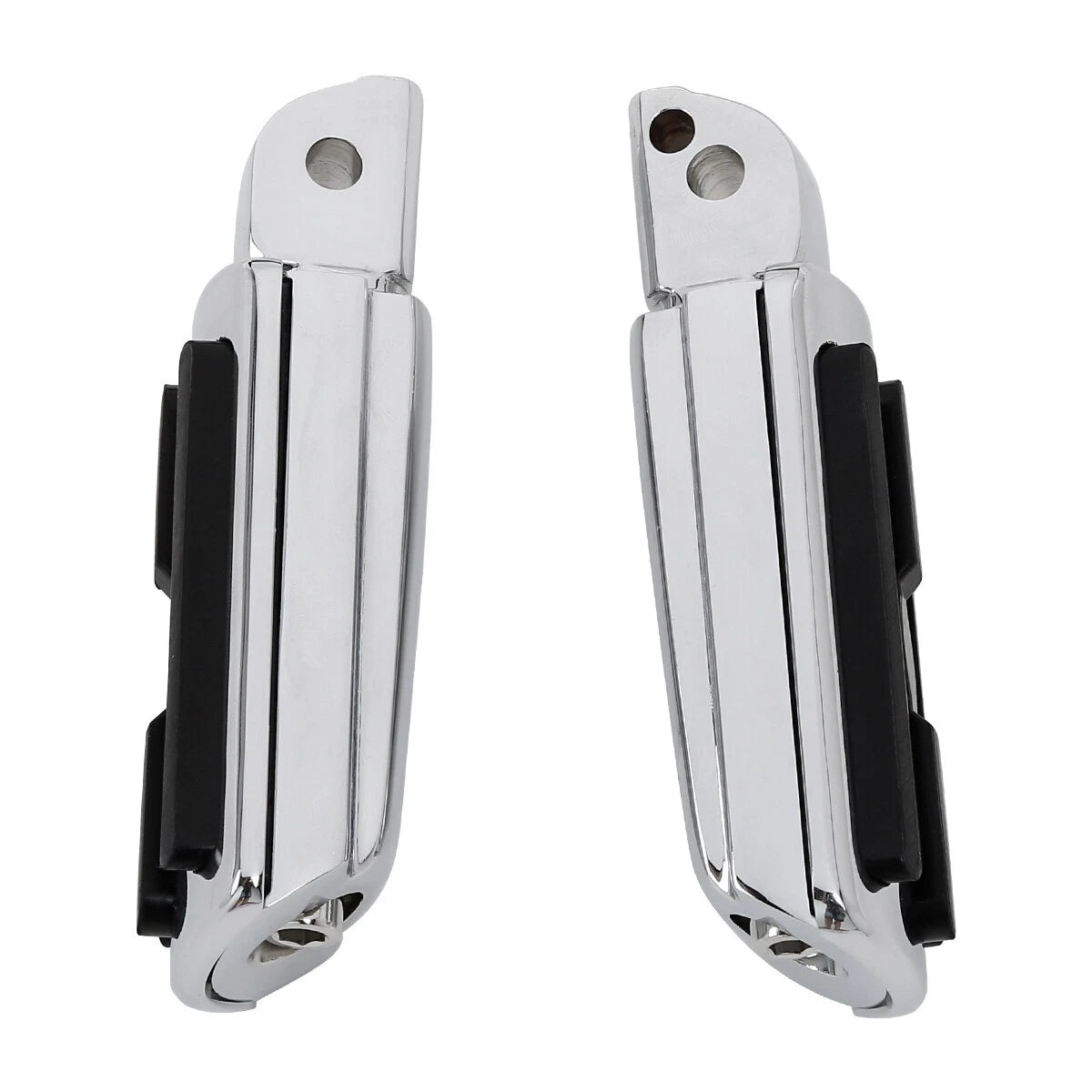 Chrome Rear Foot Pegs for Harley FXFB Fat Bob 2018-2025 ()