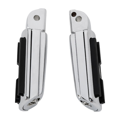 Chrome Rear Foot Pegs for Harley FXFB Fat Bob 2018-2025 ()