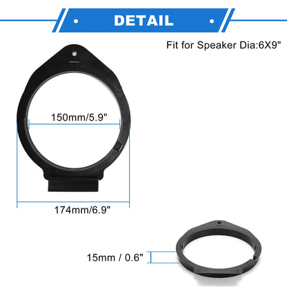Speaker Spacer Ring Tweeter 6x9'' for GMC Yukon  Pcs