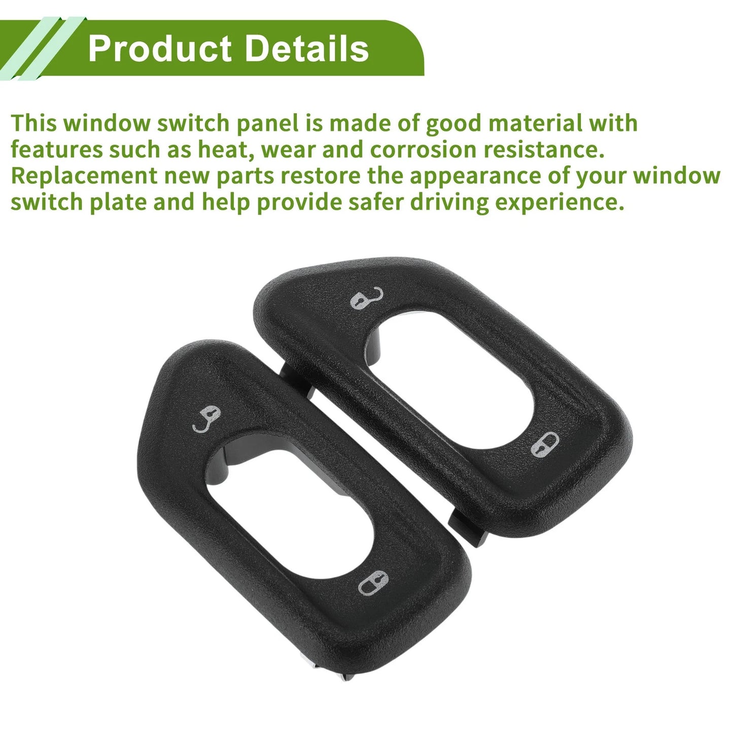 Window Switch Bezel Cover for Jeep Wrangler JK (2007-2018)