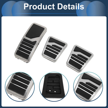 Manual Footrest Pedals Cover Set for Mitsubishi Outlander (2013-2020)