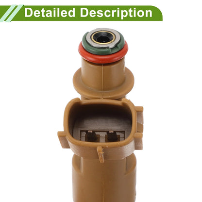 Fuel Injector 1 Pc Brown Silver Tone for Toyota Tundra (2002–2014)
