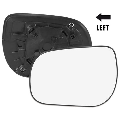 Left Driver Side Non-Heated Mirror Glass for Toyota RAV4 (2013-2018)