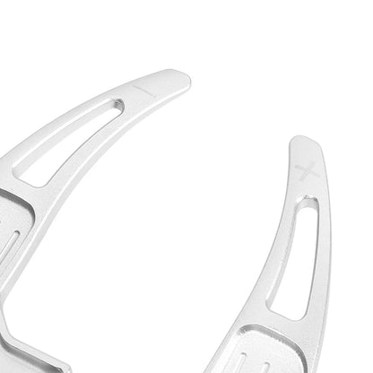 Aluminum Alloy Silver Tone Steering Wheel Shift Paddle for Ford Mustang