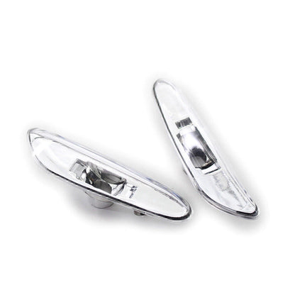 Clear Side Marker Light Turn Signal Lamp for BMW E46 4DR (2002-2005) -