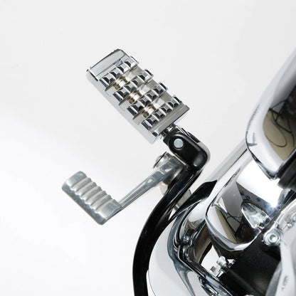 Chrome Driver Foot Pegs for Harley Softail Low Rider Fat Bob (2018-2025)