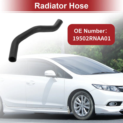Radiator Hose Rubber for Honda Civic (2006-2011) 1 Pcs Black