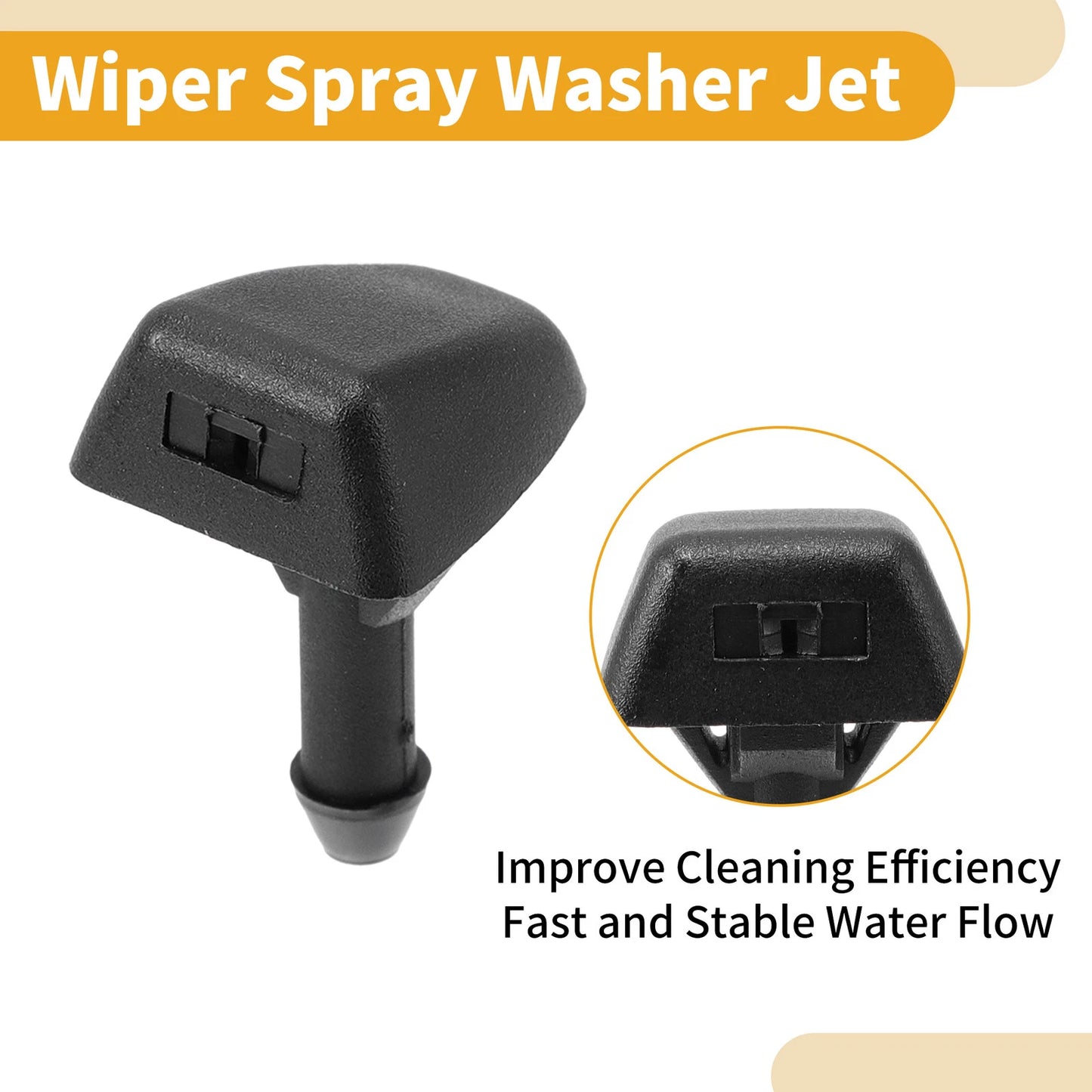Windshield Washer Nozzle Kit for Volvo C30 (2007-2013)