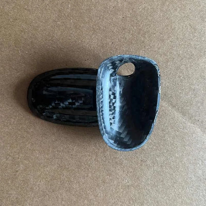Real Carbon Fiber Windshield Water Spray Nozzle Cover Trim for Mini Cooper S One