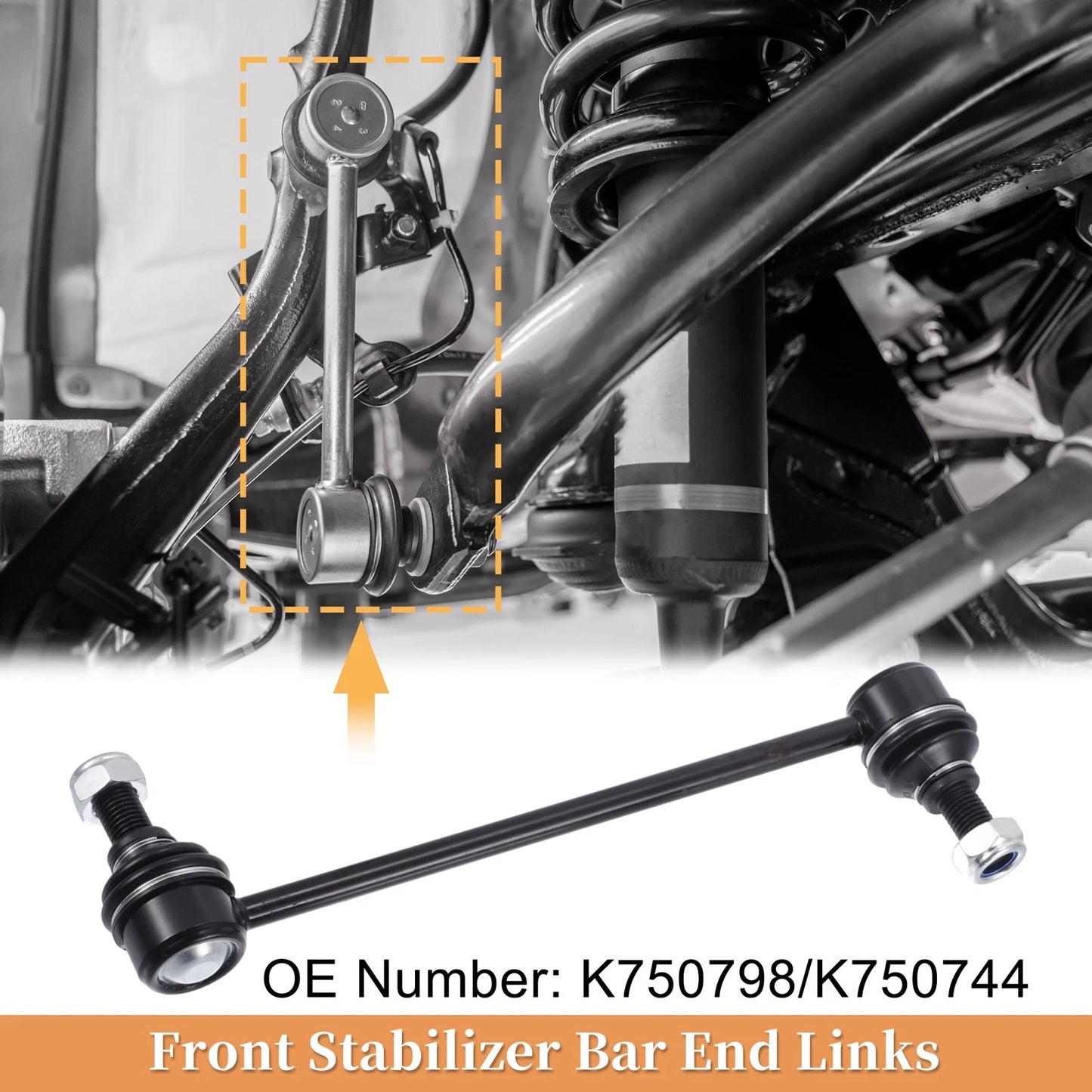 4pcs Sway Bar Link Kit for Ford Edge (2007-2014)