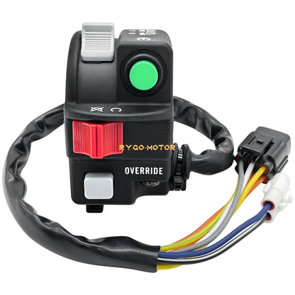 Left Handlebar Switch Start Stop Headlight for Suzuki King Quad 500 750 4x4