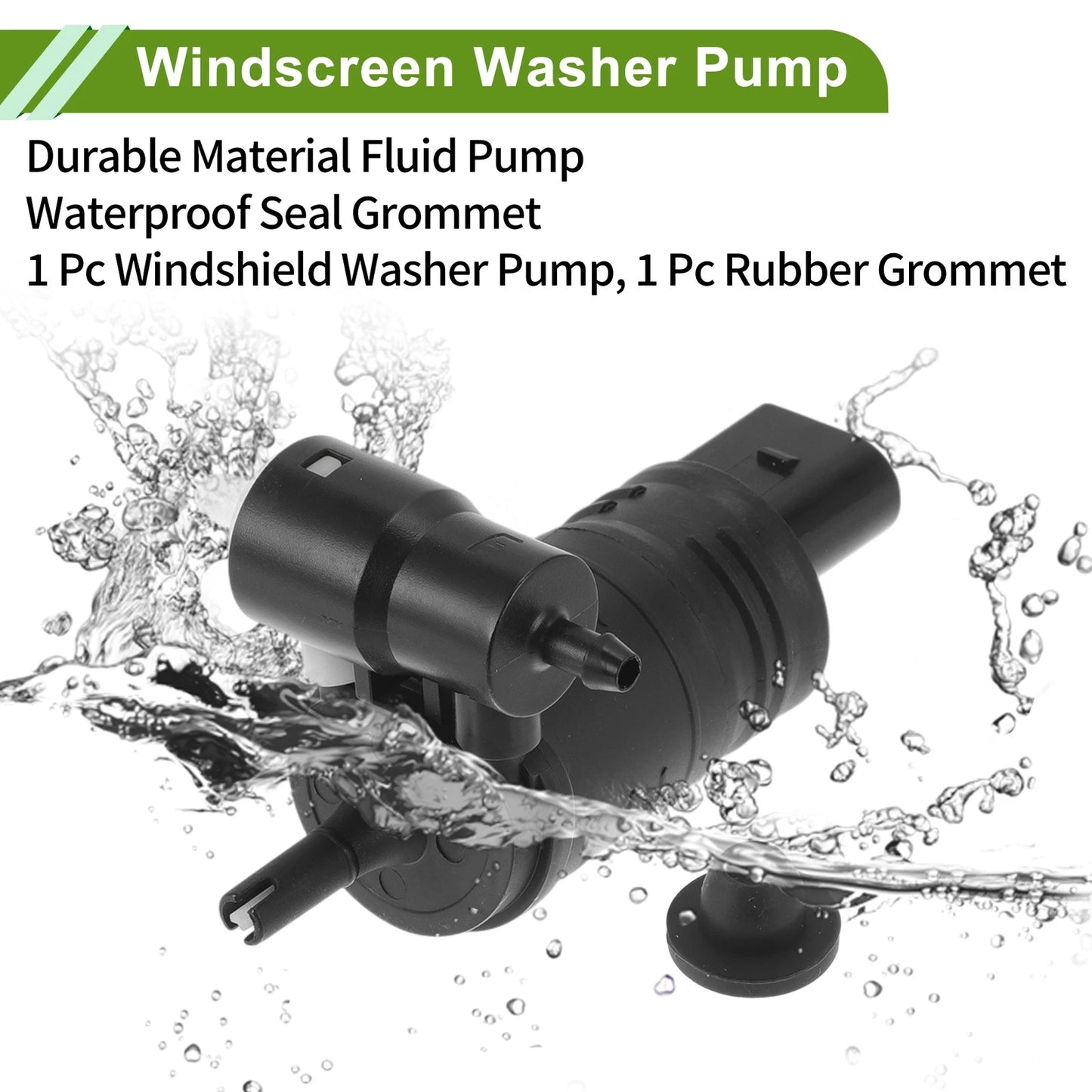 Windshield Washer Pump for JEEP CHEROKEE 2014-2018 with Grommet